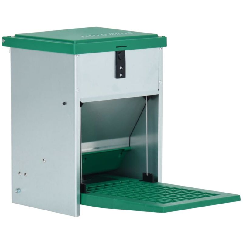

Comedero automático para aves de corral con pedal 5 kg - Verde - Vidaxl