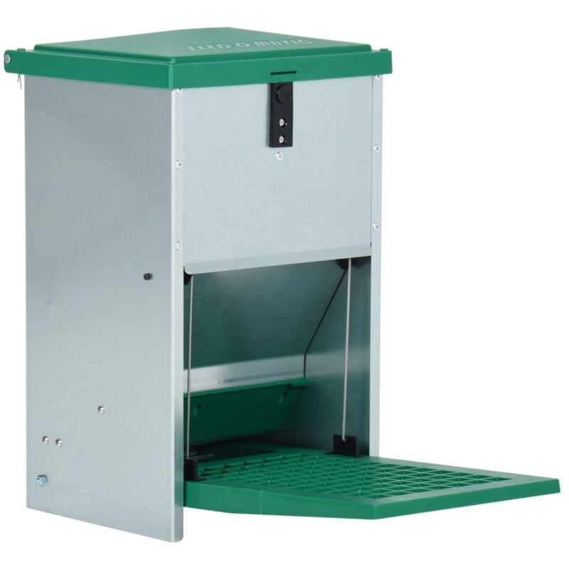 

Comedero automático para aves de corral con pedal 8 kg - Verde - Vidaxl