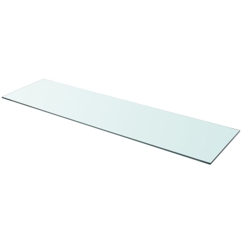 

vidaXL Panel de Estante Vidrio Claro 110x30 cm - Transparente