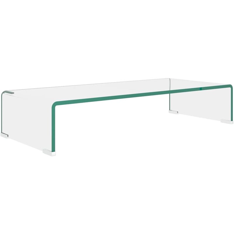 

Soporte para TV/Elevador Monitor Cristal Claro 70x30x13 cm - Transparente - Vidaxl