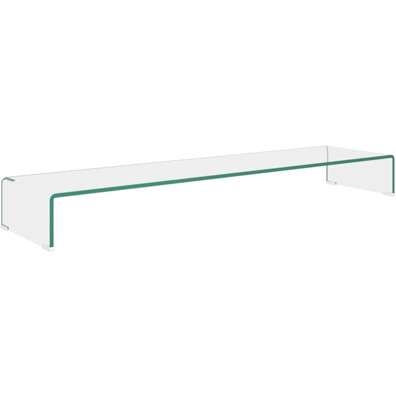 

Soporte para TV/Elevador Monitor Cristal Claro 120x30x13 cm - Transparente - Vidaxl