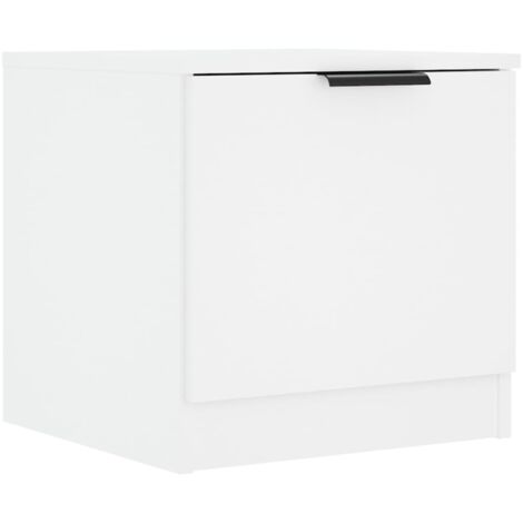 vidaXL Comodino Bianco 40x39x40 cm