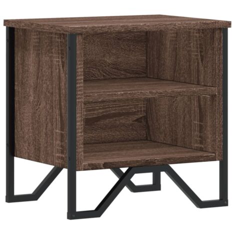 vidaXL Comodino Rovere Marrone 40x30x40 cm in Truciolato
