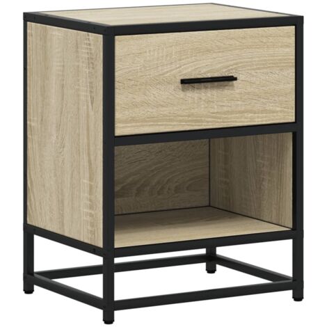 vidaXL Comodino Rovere Sonoma 40x31x50 cm in Truciolato