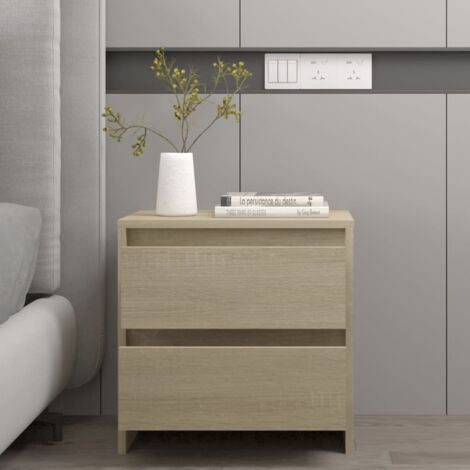vidaXL Comodino Rovere Sonoma 45x34,5x44,5 cm in Truciolato
