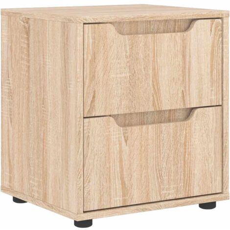vidaXL Comodino VISNES Rovere Sonoma 45x40x50 cm in Legno Multistrato