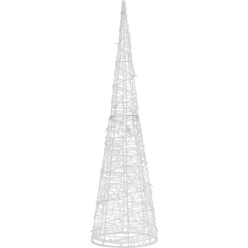 

Cono de luz LED de pirámide decorativo acrílico azul 120 cm - Azul - Vidaxl