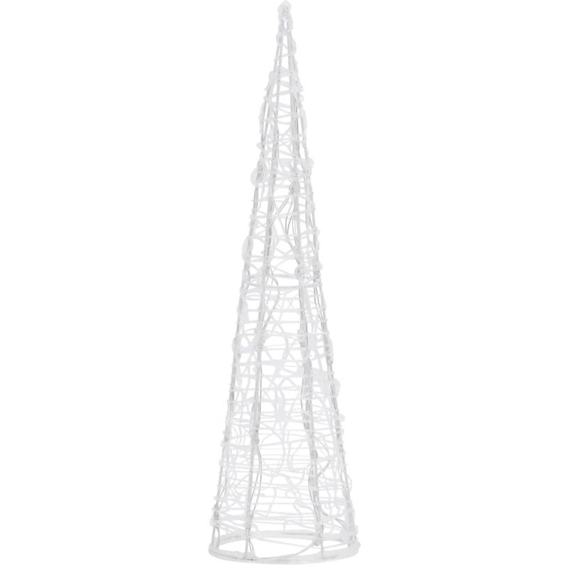 

Cono de luz LED pirámide decorativo acrílico colorido 60cm - Multicolor - Vidaxl