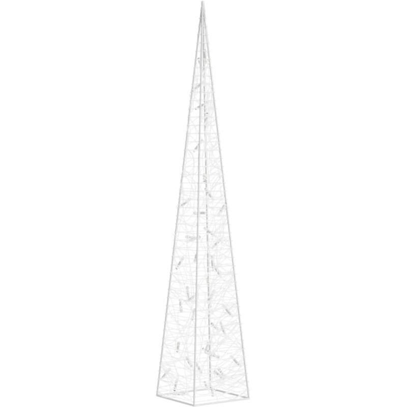 

vidaXL Cono de luz LED decorativo acrílico multicolor 90 cm - Rosa