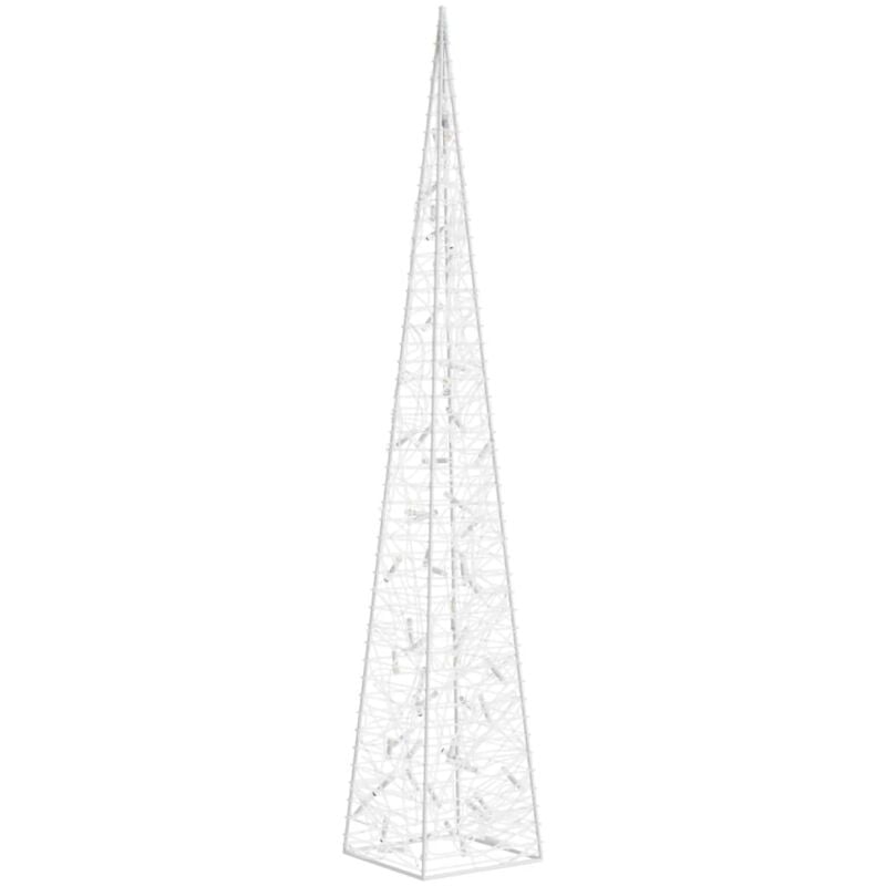 

vidaXL Cono de luz LED decorativo acrílico azul 120 cm - Azul