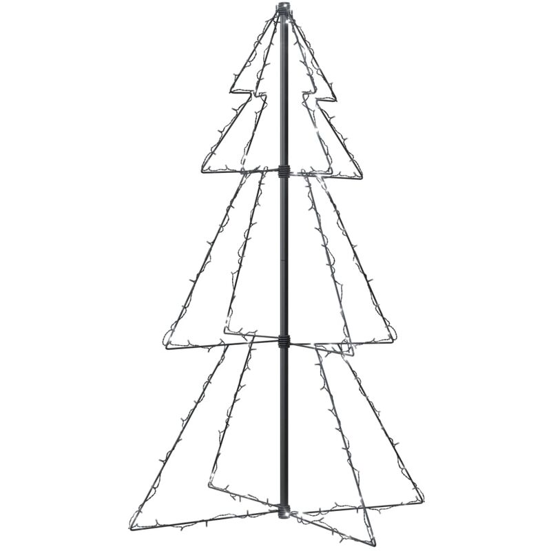 

Cono árbol de Navidad de 160 LED interior y exterior 78x120 cm - Vidaxl