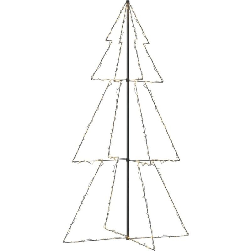 

vidaXL Cono árbol de Navidad de 300 LED interior y exterior 120x220 cm