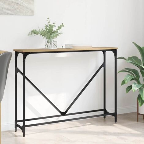 vidaXL  Console Table  Artisan Oak 102 x 23 x 75 cm Engineered Wood