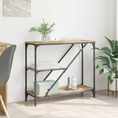 vidaXL  Console Table  Artisan Oak 88.5 x 30 x 75 cm Engineered Wood