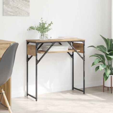 vidaXL  ConsoleTable  Artisan Oak 75 x 30 x 75 cm Engineered Wood