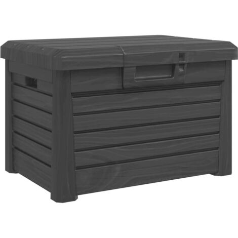 vidaXL Contenitore Cuscini Antracite 73x50,5x46,5 cm in Polipropilene