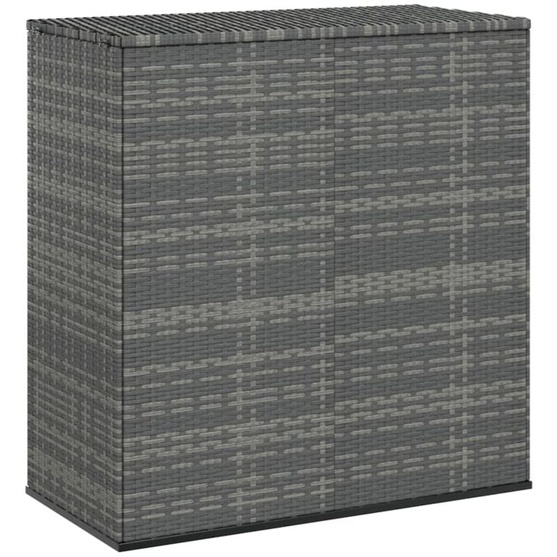 Vidaxl - Contenitore da Giardino in Rattan pe 100x49x103,5 cm Grigio 8294