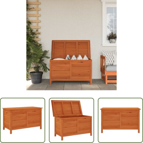 vidaXL Contenitore esterno - Contenitore da Giardino 99x49,5x58,5 cm Legno Massello di Abete