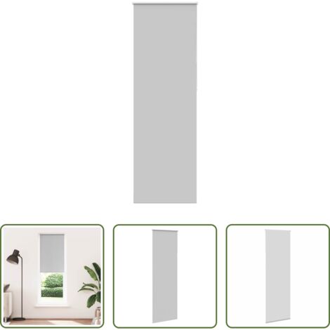 vidaXL Control de luz -  Estor Enrollable Opaco gris claro 70x230 cm Tela Ancho 65,7 cm
