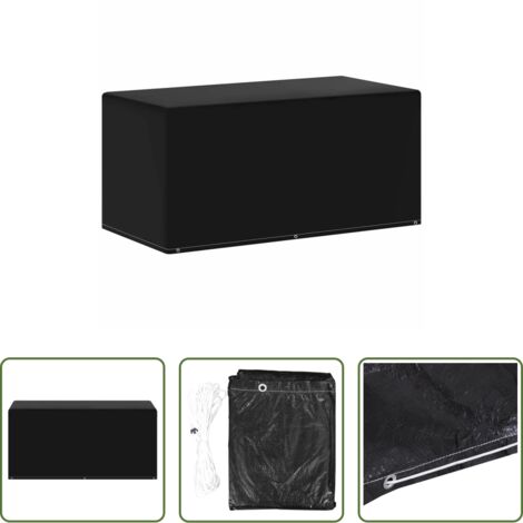 vidaXL Copertura per panchine -  Copertura per Mobili da Giardino con 6 Occhielli 160x80x75 cm