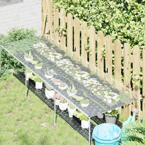 vidaXL Copertura per Piante Trasparente 2,5 x 1,5 m PVC