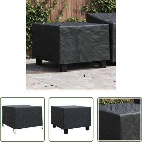 vidaXL Copertura per sedie -  Copertura per mobili Nero 99 x 99 x 60 cm Tessuto Oxford 420D