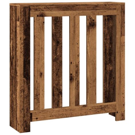 vidaXL Copertura Termosifone Legno Antico 78x20x82cm Legno Multistrato