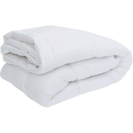vidaXL Coprimaterasso Bianco 90x190 cm