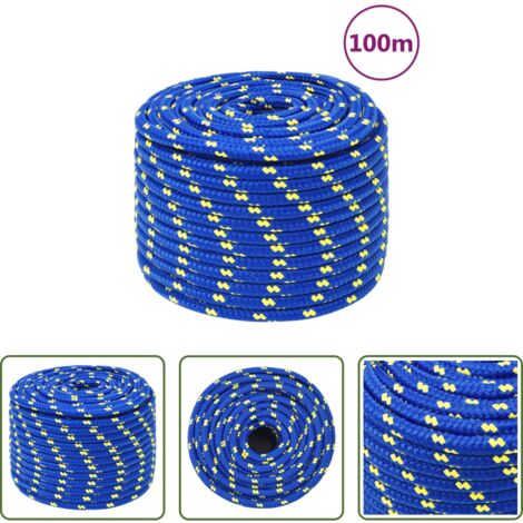 vidaXL Corda da pesca -  Corda per barca Blu 12 mm 100 m in Polipropilene