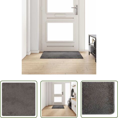 vidaXL Corridoio -  Runner in Moquette Grigio 100 x 100 cm 100% Polipropilene Tuft