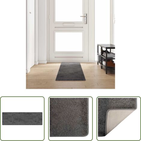 vidaXL Corridoio -  Runner in Moquette Grigio 50 x 300 cm 100% Polipropilene Tuft