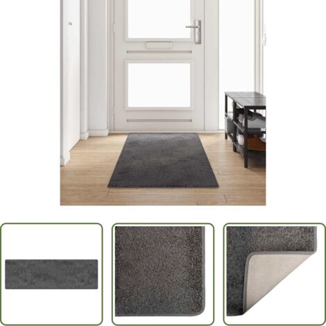 vidaXL Corridoio - Runner in Moquette Grigio 80 x 300 cm 100% Polipropilene Tuft