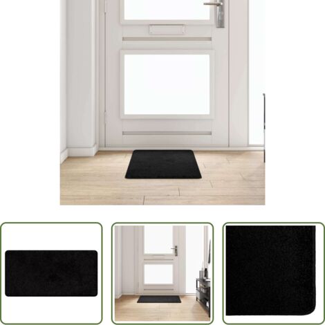 vidaXL Corridoio -  Runner in Moquette Nero 50 x 100 cm 100% Polipropilene Tuft