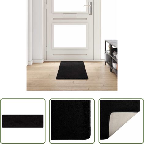 vidaXL Corridoio -  Runner in Moquette Nero 50 x 200 cm 100% Polipropilene Tuft