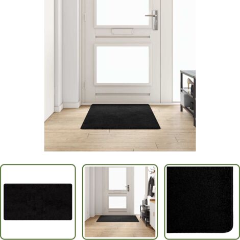 vidaXL Corridoio -  Runner in Moquette Nero 80 x 150 cm 100% Polipropilene Tuft