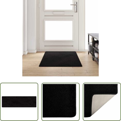 vidaXL Corridoio -  Runner in Moquette Nero 80 x 200 cm 100% Polipropilene Tuft