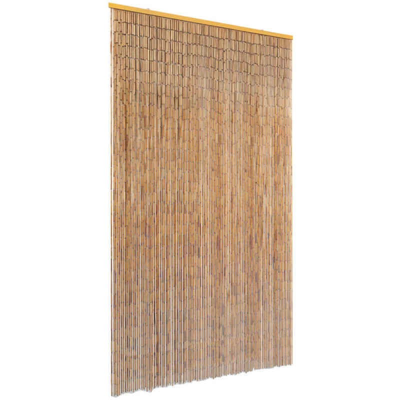 

vidaXL Cortina de Bambú para Puerta contra Insectos 120x220 cm - Marrón