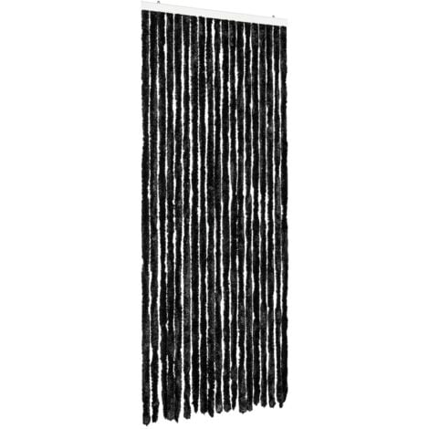 vidaXL Cortina Mosquitera Casa Móvil Caravana Puerta Insectos Moscas Flexibles Disfrutar de Chenilla Multicolor Diferentes Dimensiones