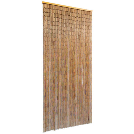 Cortina para puerta 90x200 cm bambú
