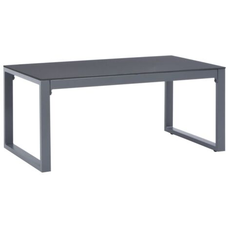 vidaXL Couchtisch 90×50×40 cm Aluminium