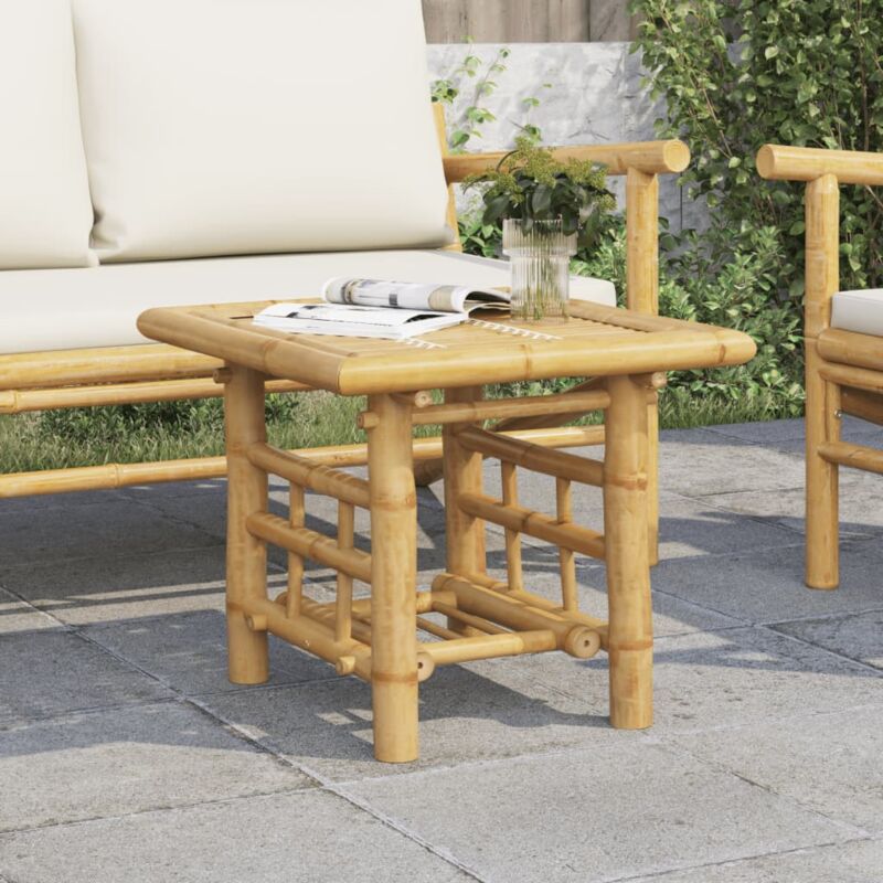 Vidaxl Beistelltisch 45x45x45 Cm Bambus