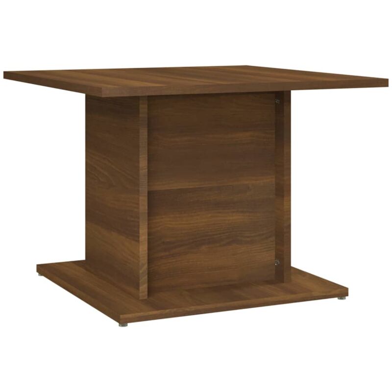 Vidaxl - Couchtisch Braun Eichen-optik 55, 5x55, 5x40 Cm Holzwerkstoff