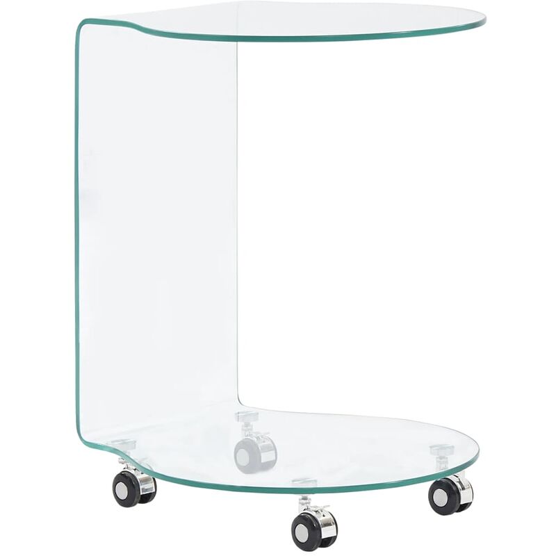 Vidaxl - Couchtisch Hartglas 45x40x58cm - Transparent