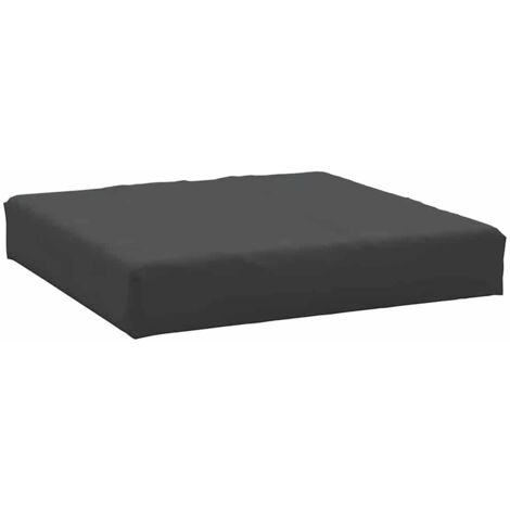 vidaXL Coussin de palette noir 60x60x8 cm tissu oxford