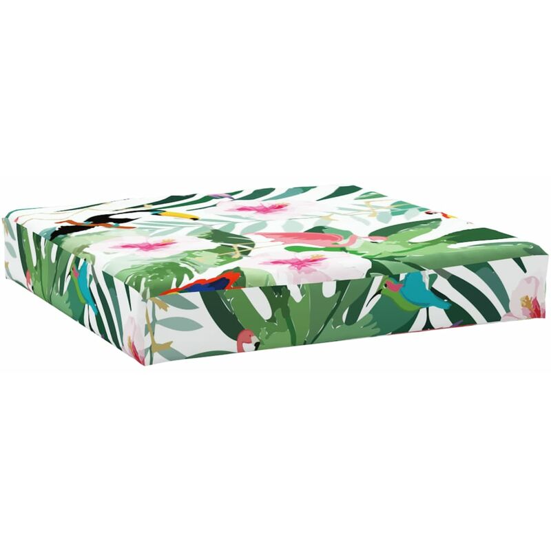 Coussin de palette multicolore 60x60x8 cm tissu oxford Vidaxl