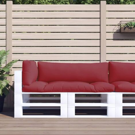 Coussin De Plancher Palette VidaXL 120x80x10 Cm Bordeaux - Confort Extérieur Jardin