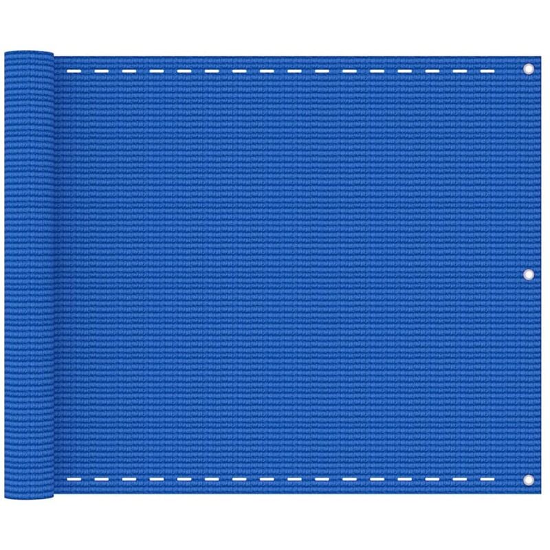 Doc&et² - cran de balcon Bleu 75x500 cm pehd - Bleu