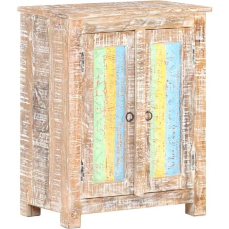 vidaXL Credenza 61x35x76 cm in Legno Grezzo di Acacia
