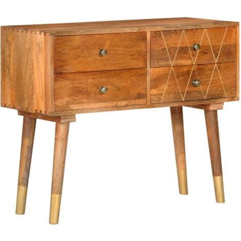 vidaXL Credenza 85x40x70 cm in Legno Massello di Mango