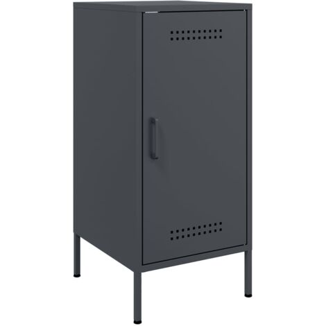 vidaXL Credenza Antracite 36x39x79 cm in Acciaio